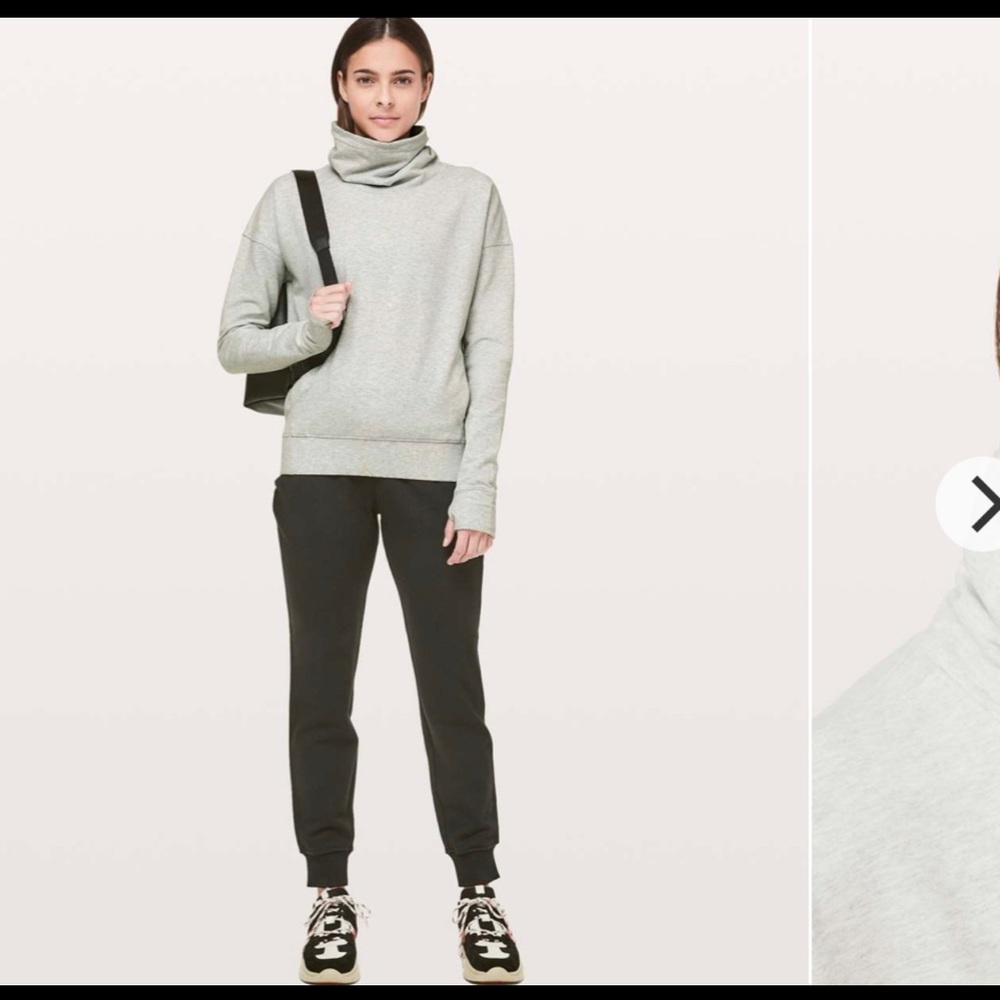 Lululemon Go Forward Gray Pullover 4.